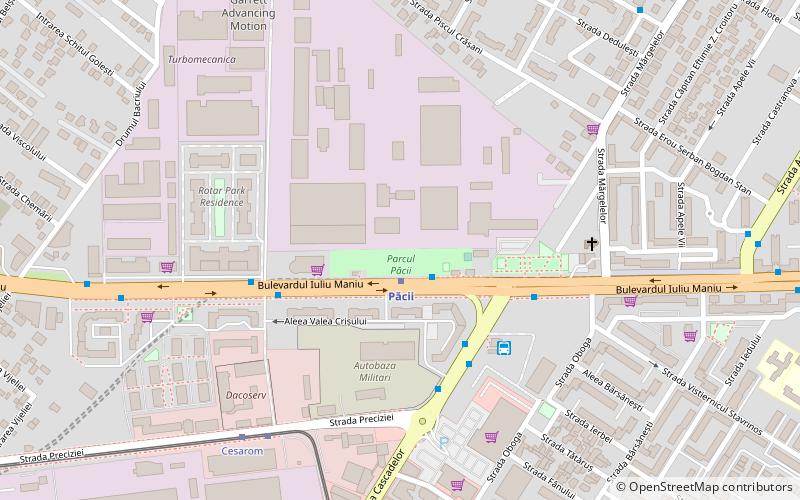 pacii metro station bucharest location map