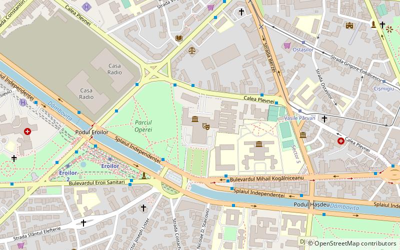 Ópera nacional de Bucarest location map