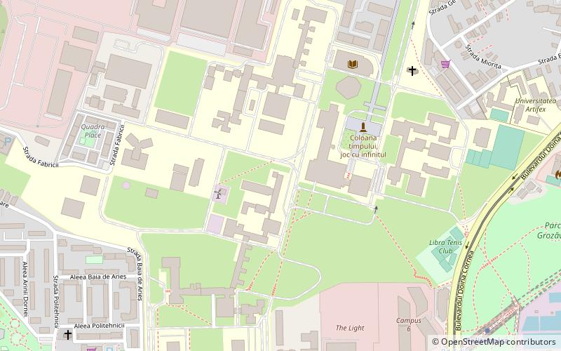 Université Politehnica de Bucarest location map