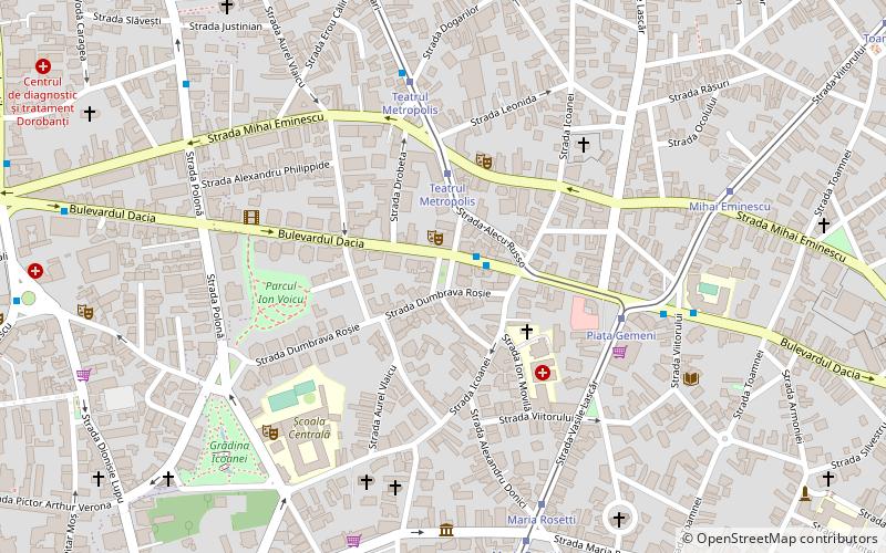 plaza de espana bucarest location map