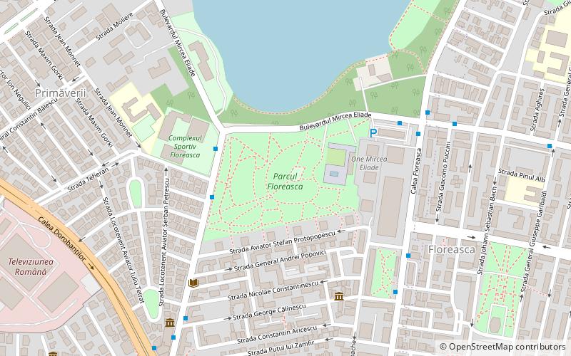 Parcul Floreasca location map