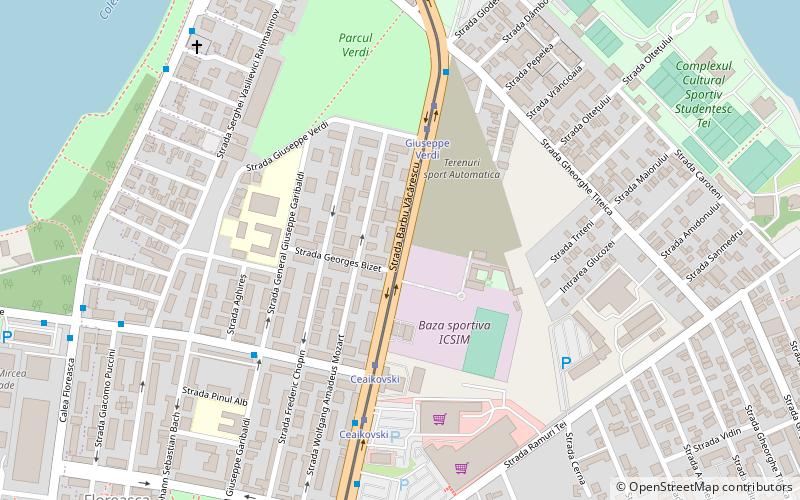 zone arena bukareszt location map