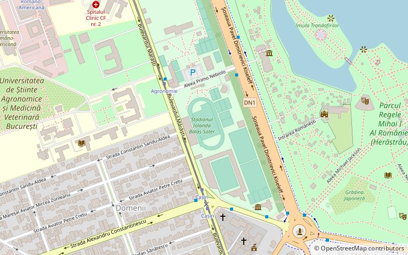 Stade Arcul de Triumf location map