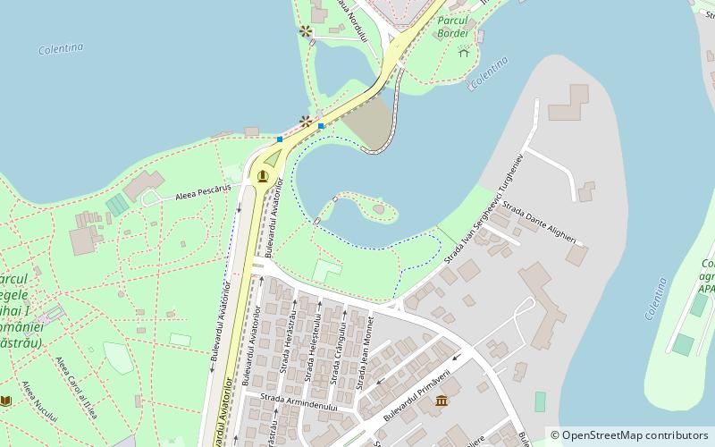 bordei park bucharest location map