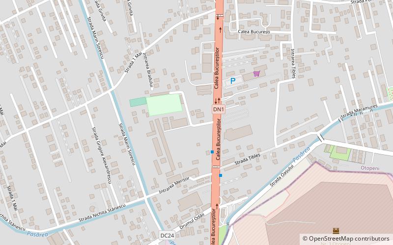 stadionul otopeni bukareszt location map