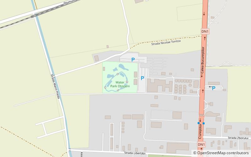 water park otopeni bucharest location map