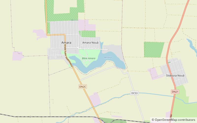 Lake Amara location map