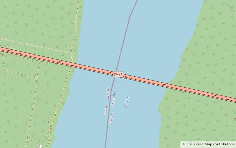 Giurgeni–Vadu Oii Bridge location map