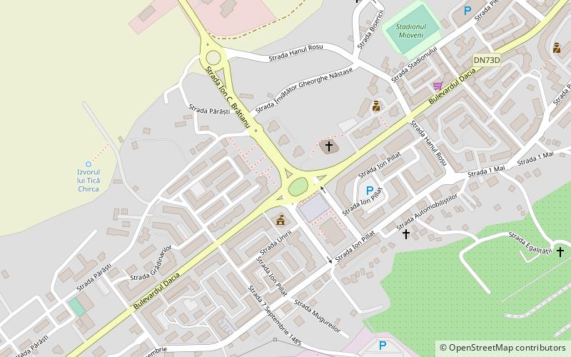 Mioveni location map