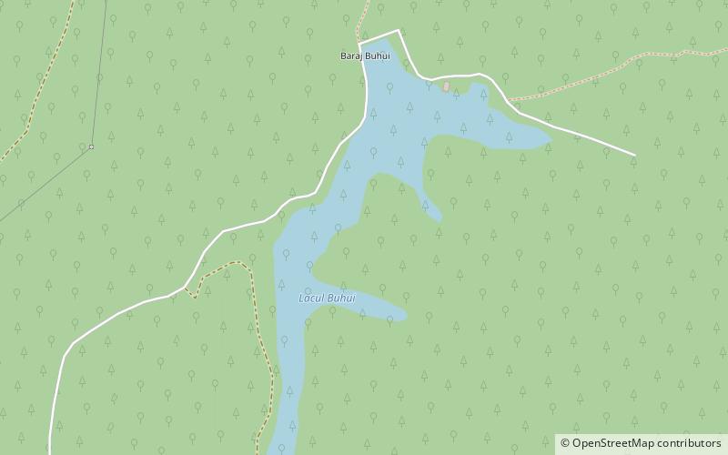 buhui lake anina location map