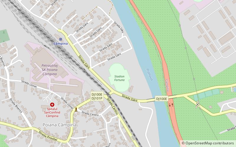 Stadionul Poiana location map