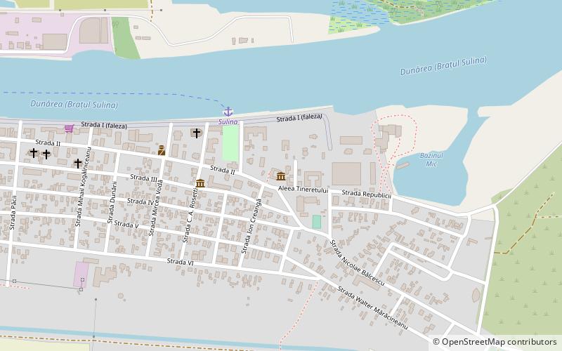 Lighthouse of Sulina Museum location map