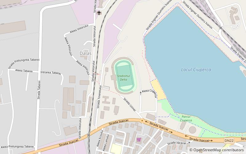 Stadionul Delta location map