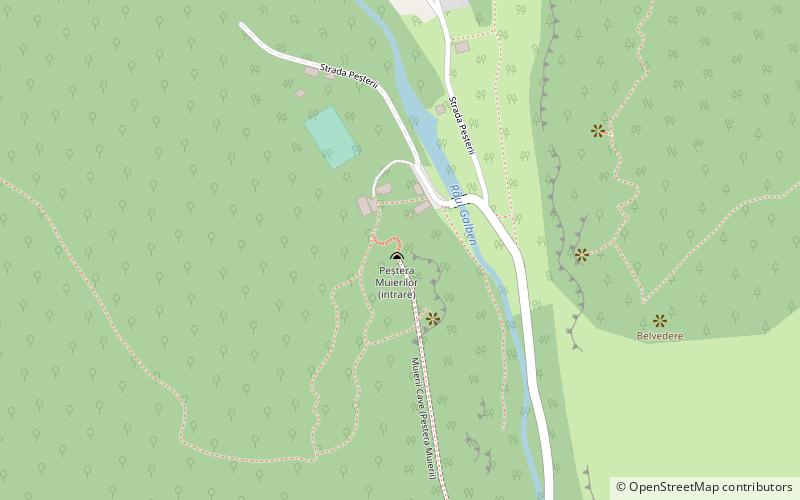 Woman's Cave location map
