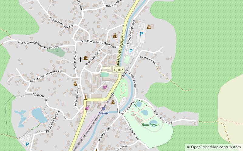 spatarul mihai cantacuzino slanic location map