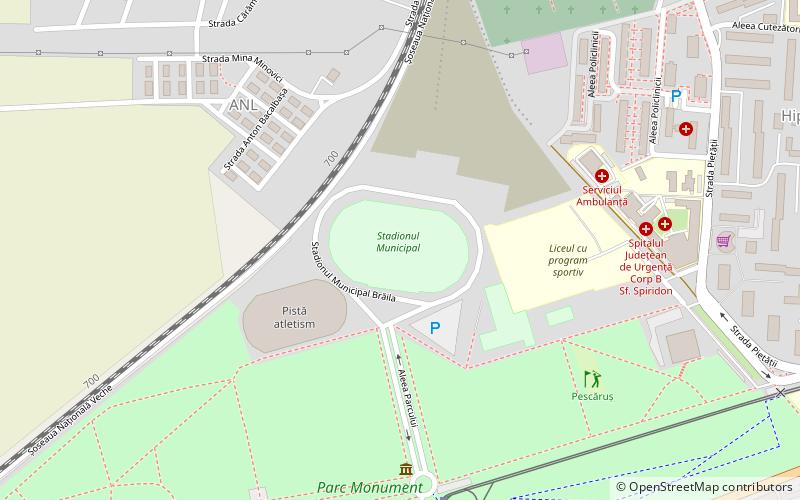 Municipal Stadium location map