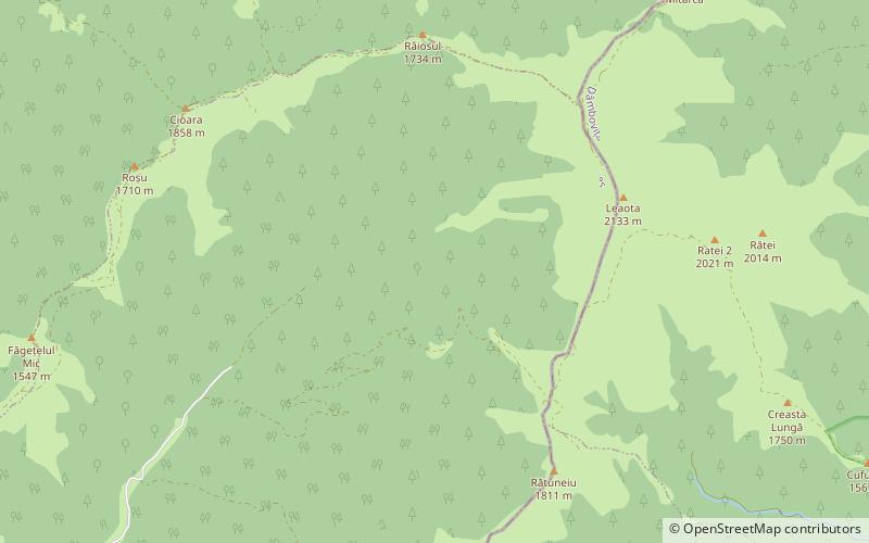 Leaota Mountains location map