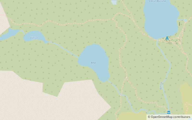 lacul ana retezat national park location map