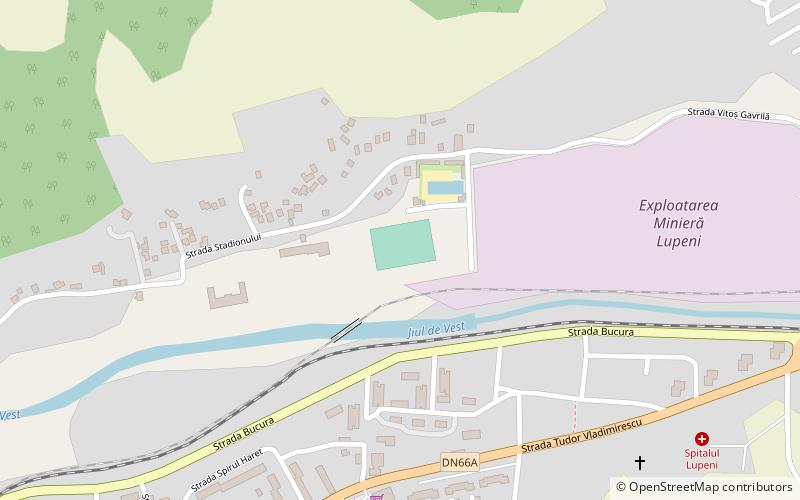 Stadionul Minerul location map
