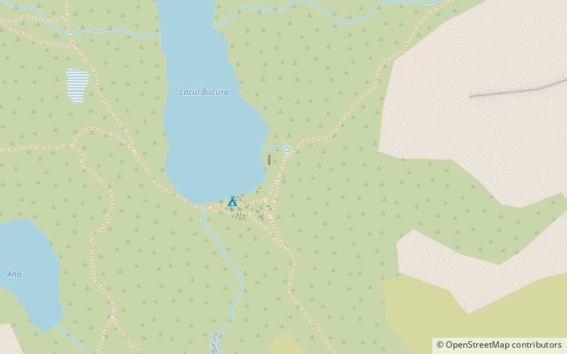 Refugiul Salvamont Bucura location map