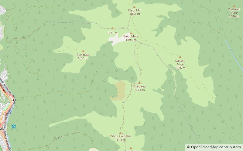 Montañas Baiu location map