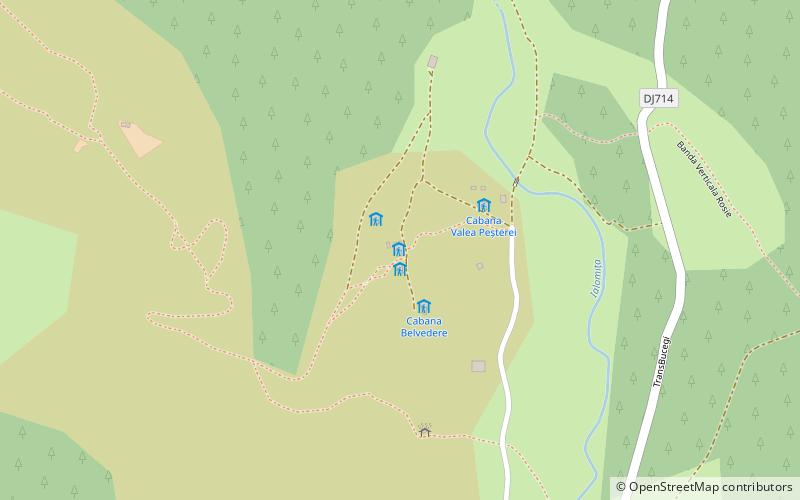 cabana padina moroeni location map