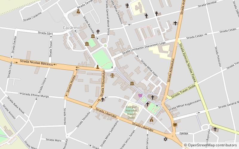 strada episcopiei caransebes location map