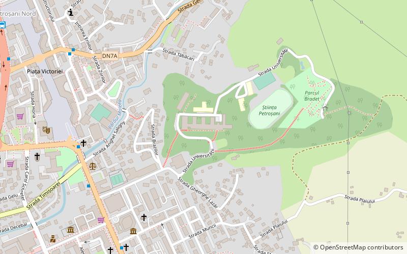 university of petrosani location map