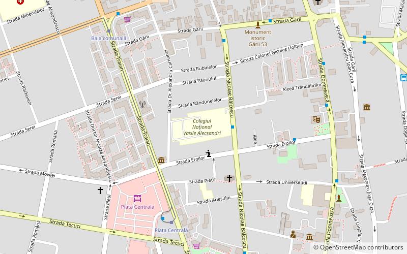 Vasile Alecsandri National College location map