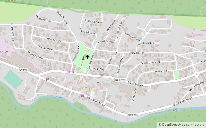 Azuga location map