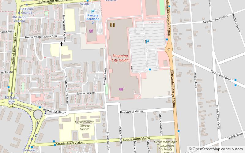 shopping city galati location map