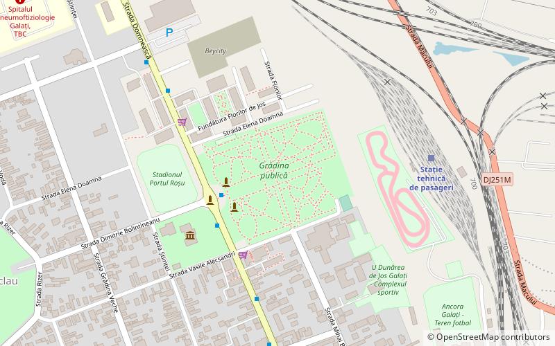 Grădina publică location map