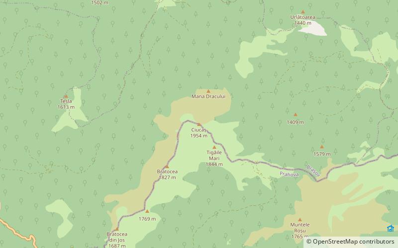 Ciucaș location map