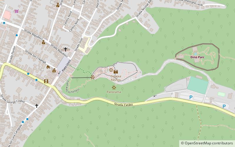 cumidava rasnov location map