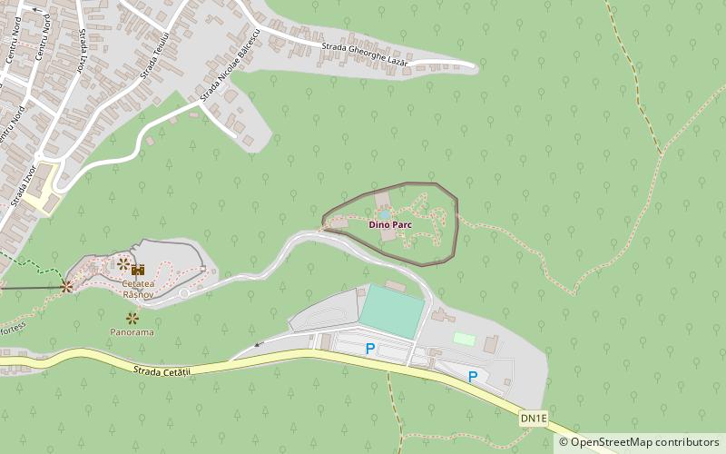 dino parc rasnov location map