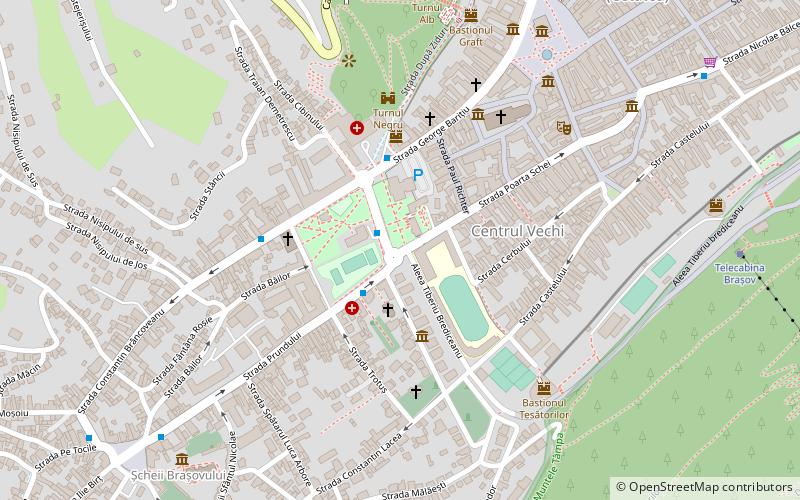 Șchei Gate location map
