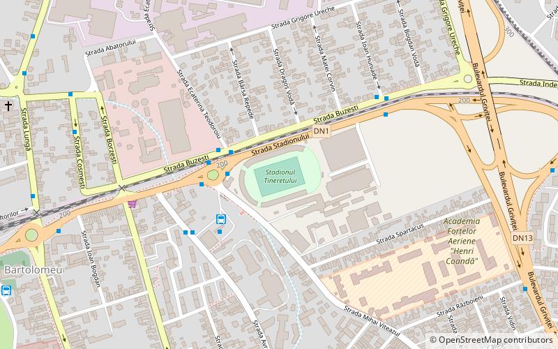 Stadionul Silviu Ploeșteanu location map