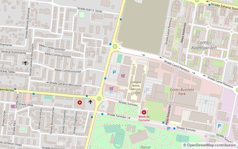 Stadionul Forex location map