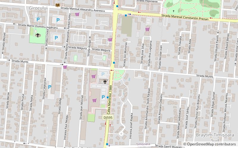parcul triade timisoara location map