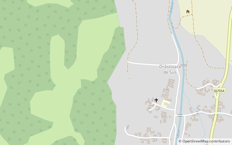 kastell orastioara de sus location map