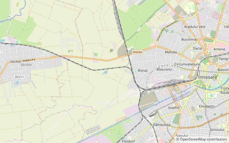 ronat timisoara location map