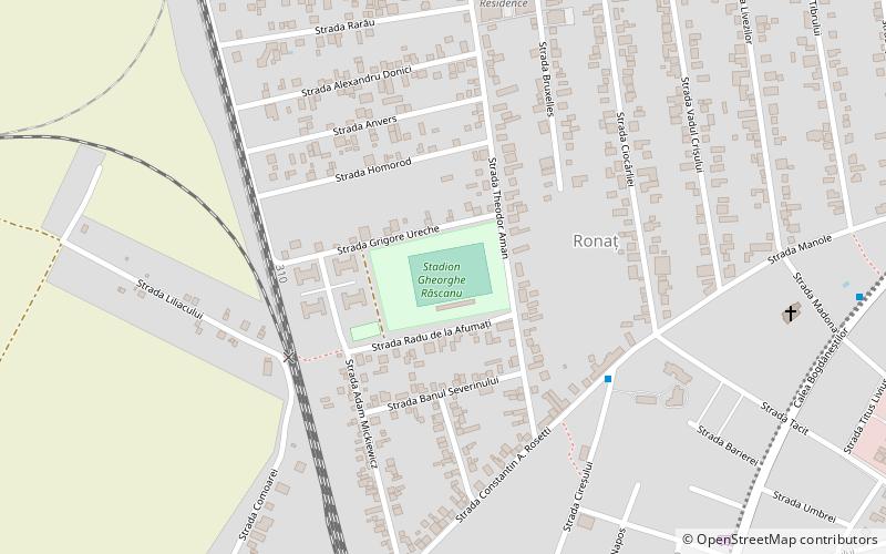 stadionul gheorghe rascanu timisoara location map