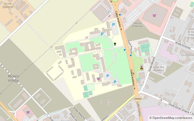 universite des sciences agricoles du banat timisoara location map