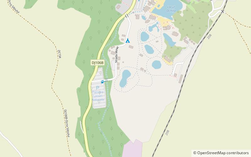 lacul verde ocna sibiului location map