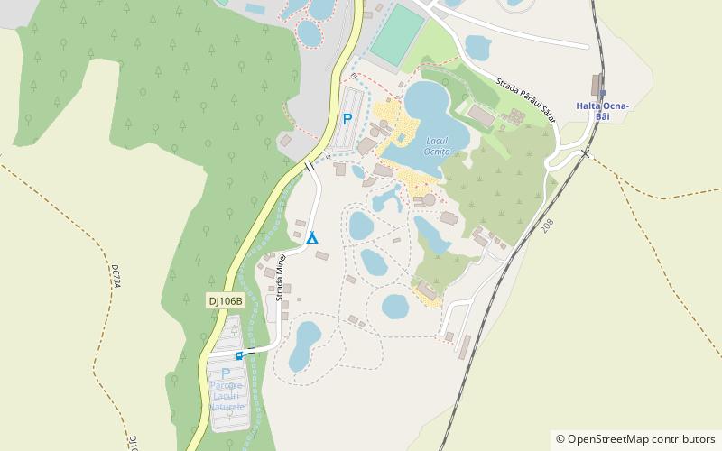 Lake Gura Minei location map