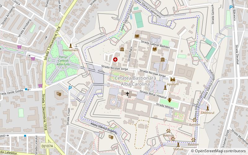 arhiepiscopia ortodoxa de alba iulia location map