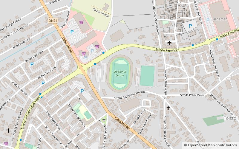 Stadion Victoria-Cetate location map