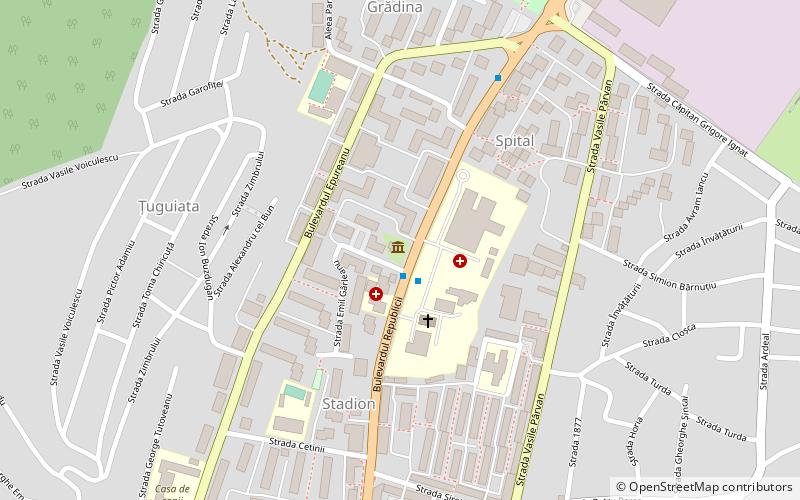 centrul cultural mihai eminescu barlad location map
