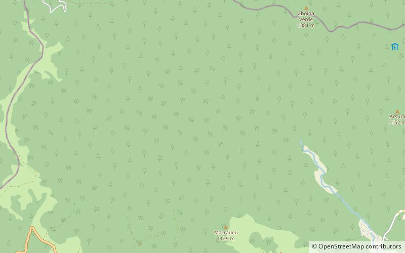 Vrancea Mountains location map