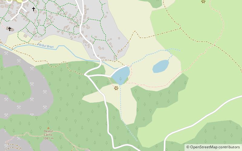 taul brazi rosia montana location map